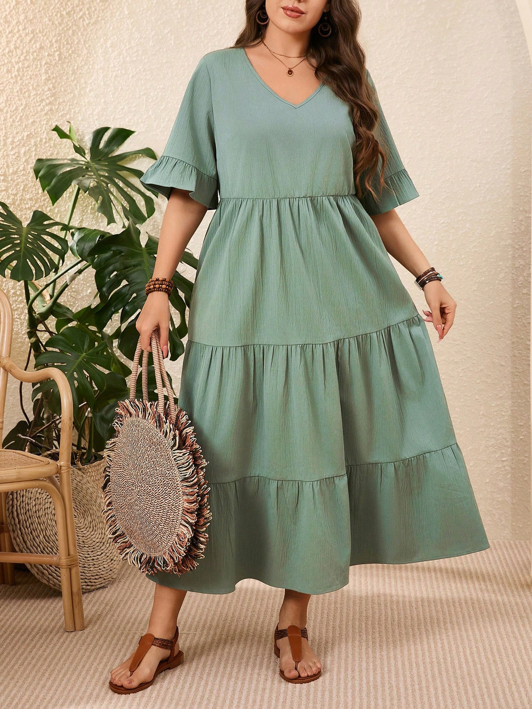 Rochie SHEIN, verde