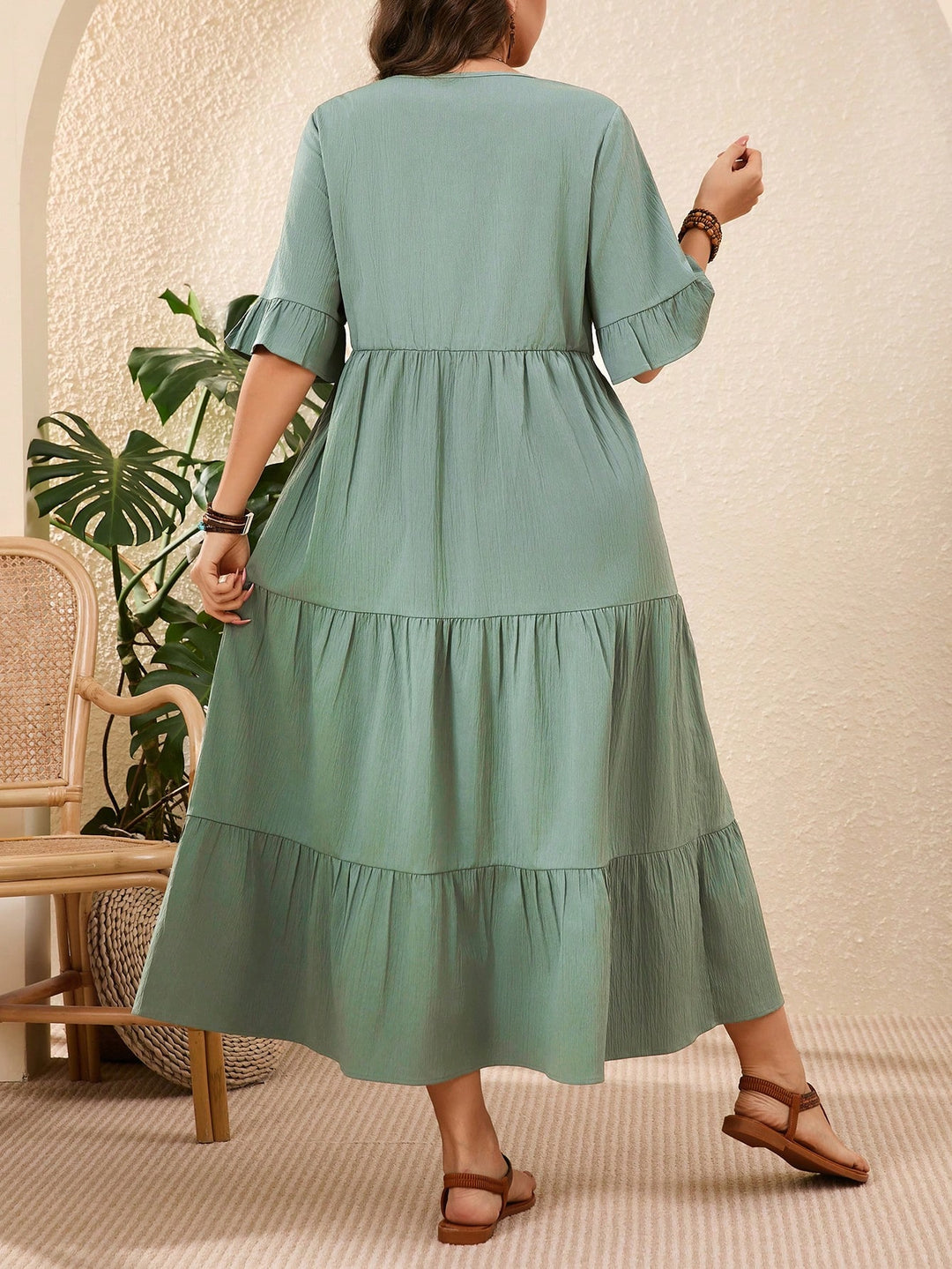 Rochie SHEIN, verde