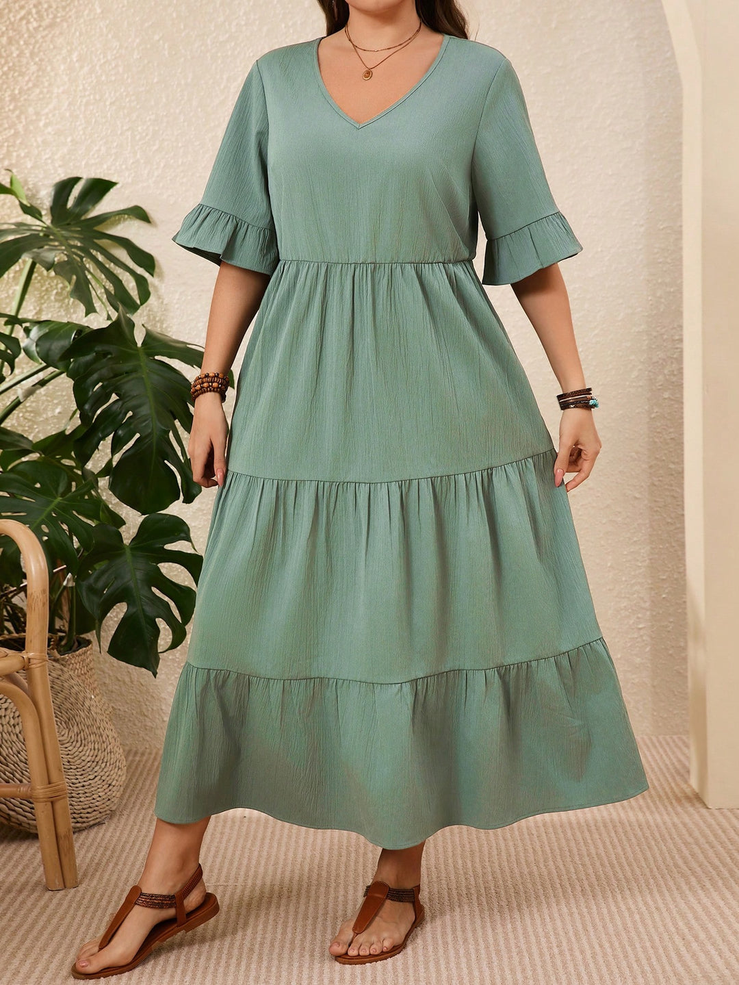 Rochie SHEIN, verde