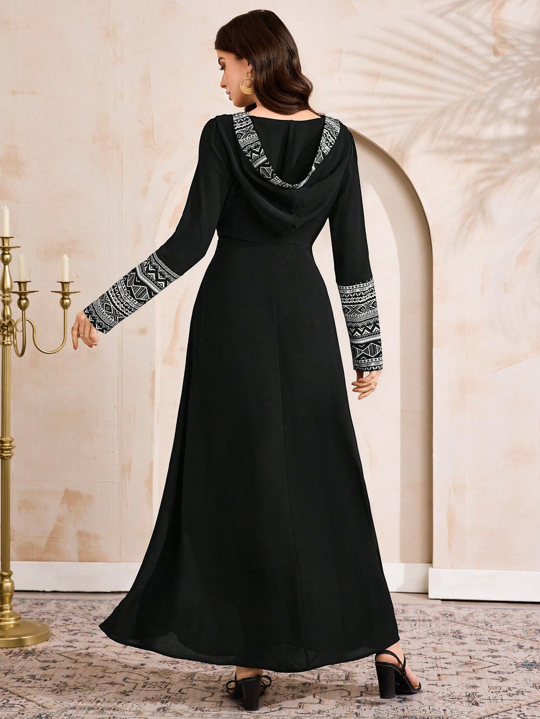 Rochie maxi SHEIN, negru