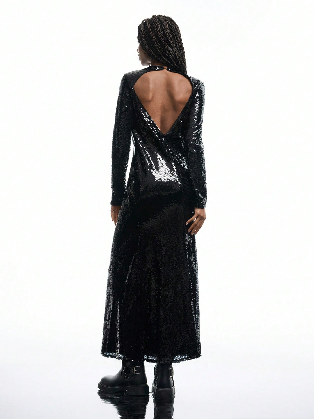 Rochie maxi SHEIN, negru