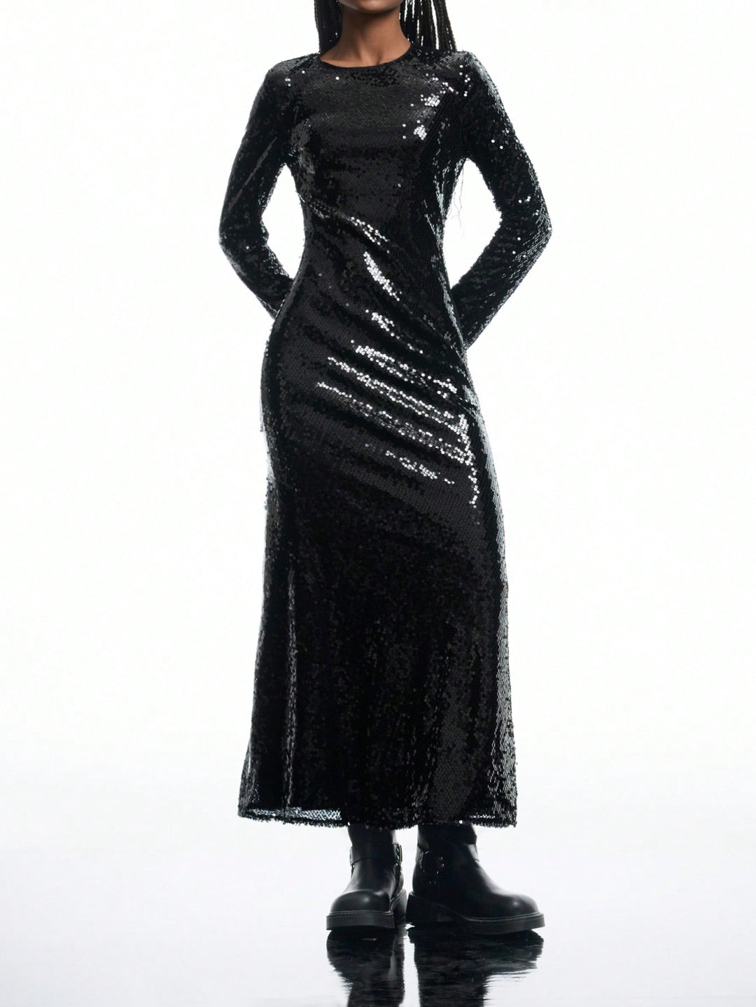 Rochie maxi SHEIN, negru