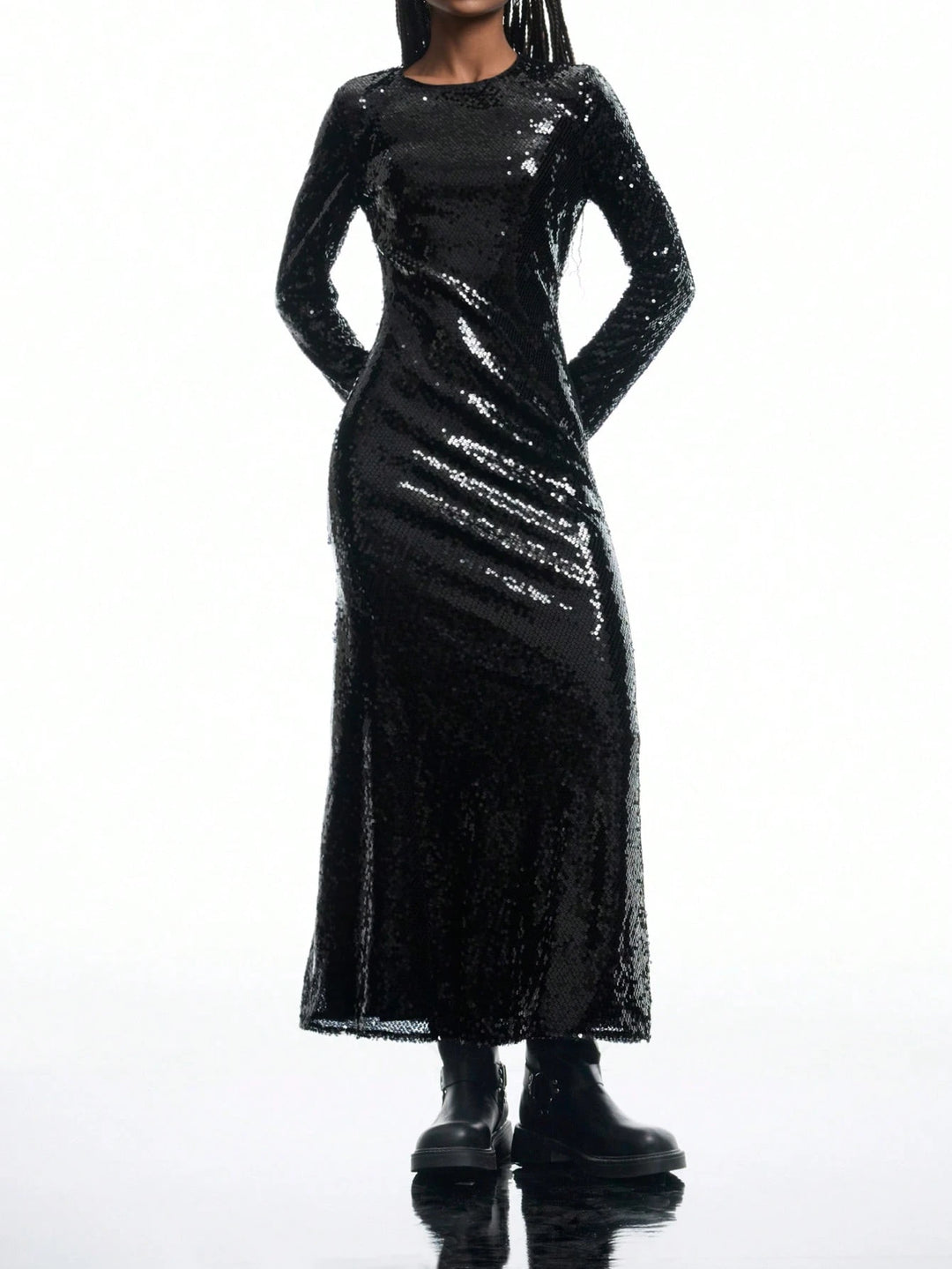 Rochie maxi SHEIN, negru