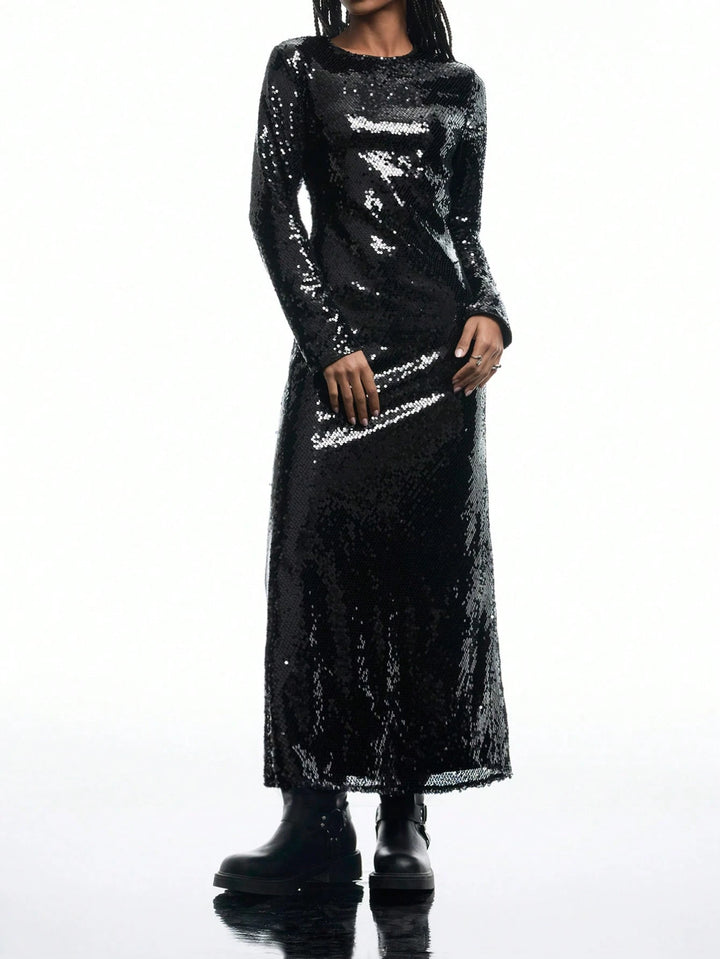 Rochie maxi SHEIN, negru