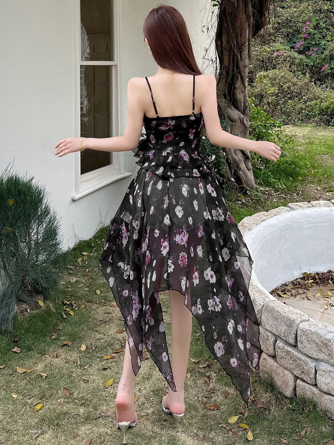 Rochie maxi SHEIN, negru