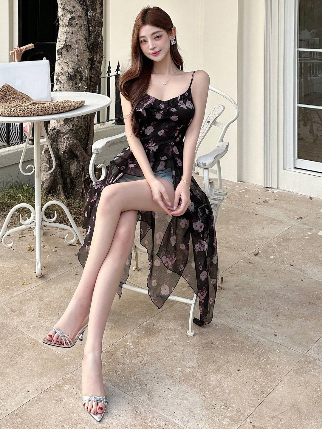 Rochie maxi SHEIN, negru