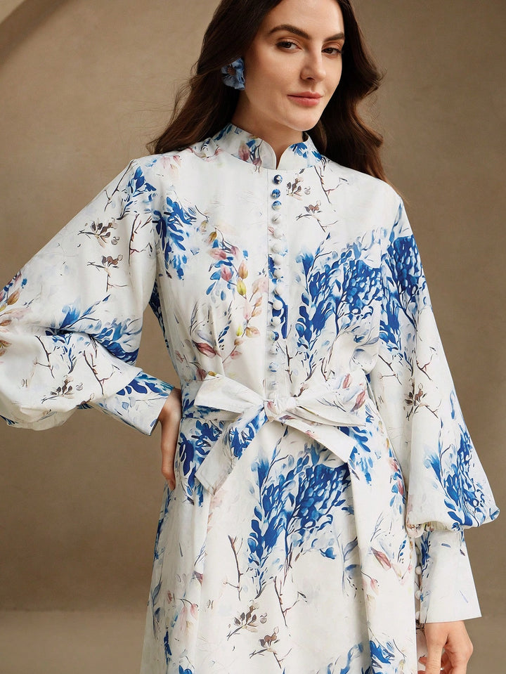 Rochie maxi SHEIN, albastru