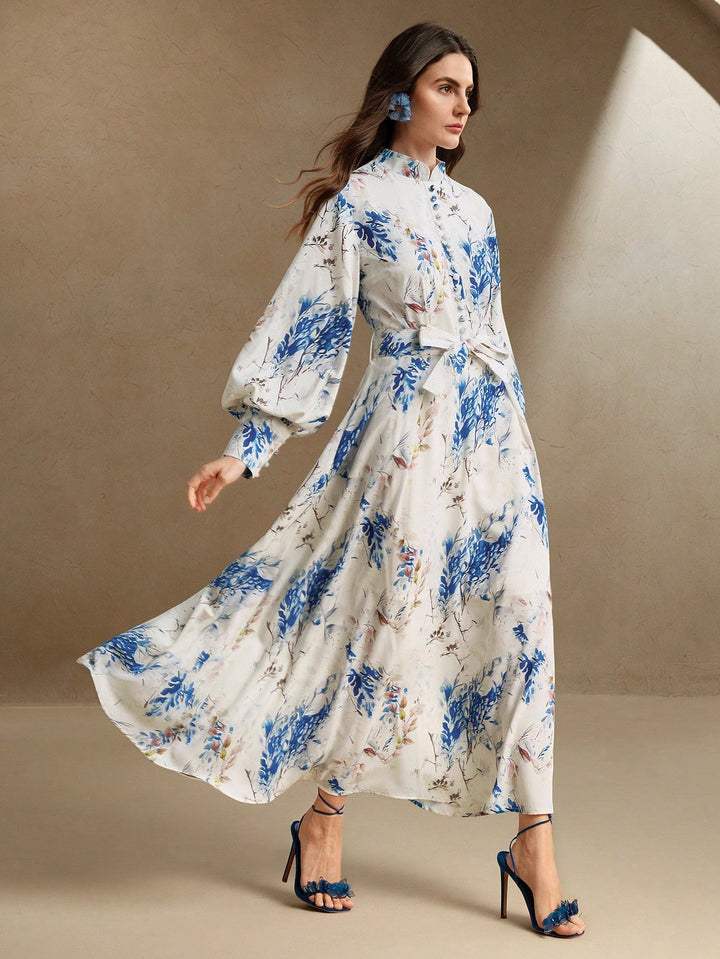 Rochie maxi SHEIN, albastru