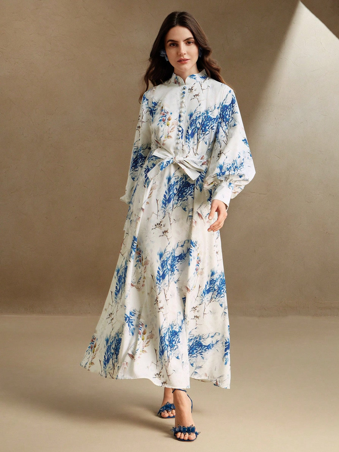 Rochie maxi SHEIN, albastru