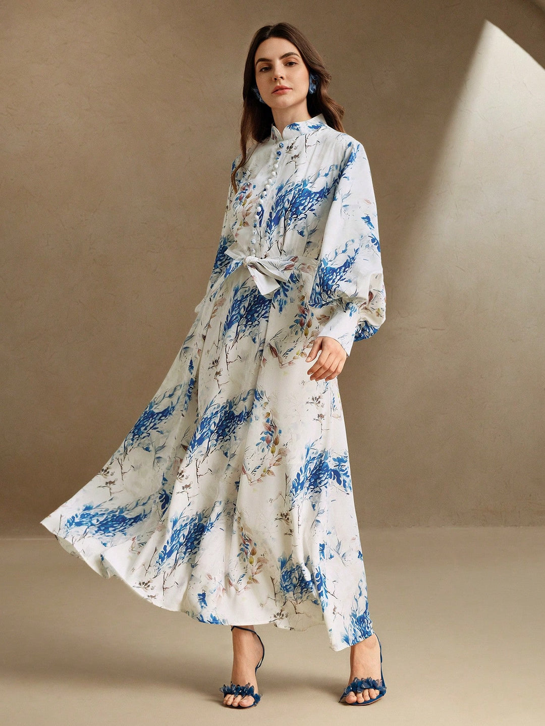 Rochie maxi SHEIN, albastru