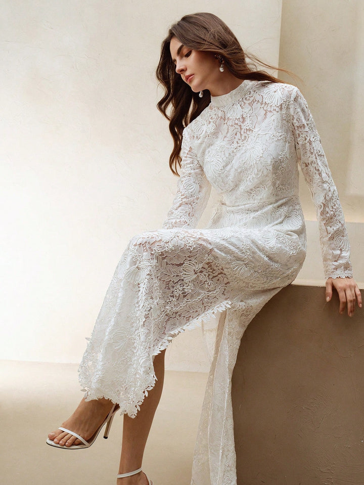 Rochie maxi SHEIN, alb