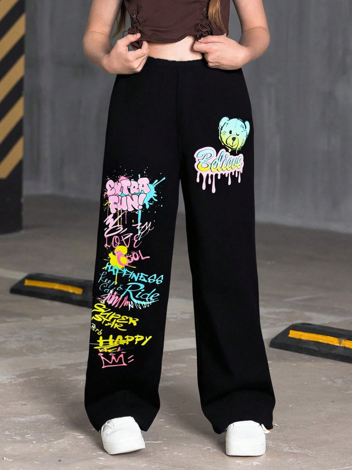 Pantaloni SHEIN, negru