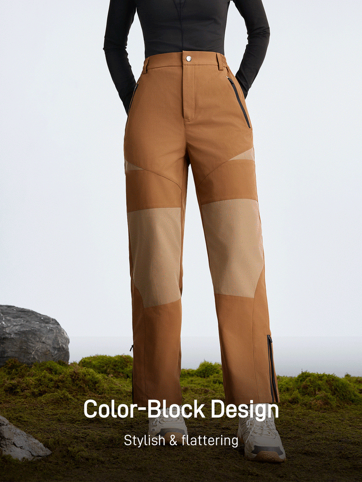 Pantaloni SHEIN, maro