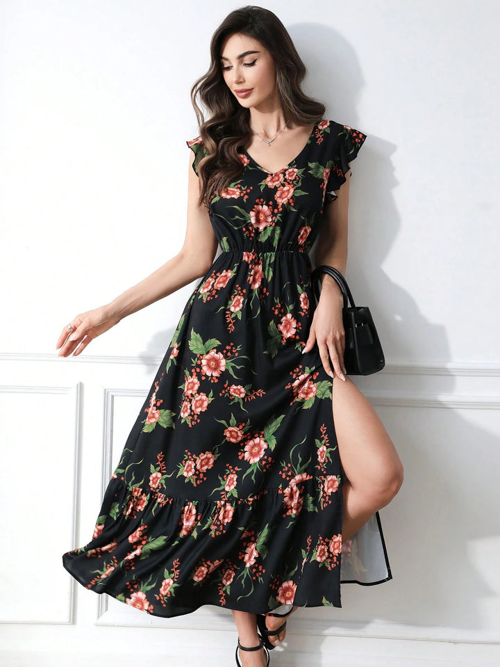 Rochie maxi SHEIN, mix culori