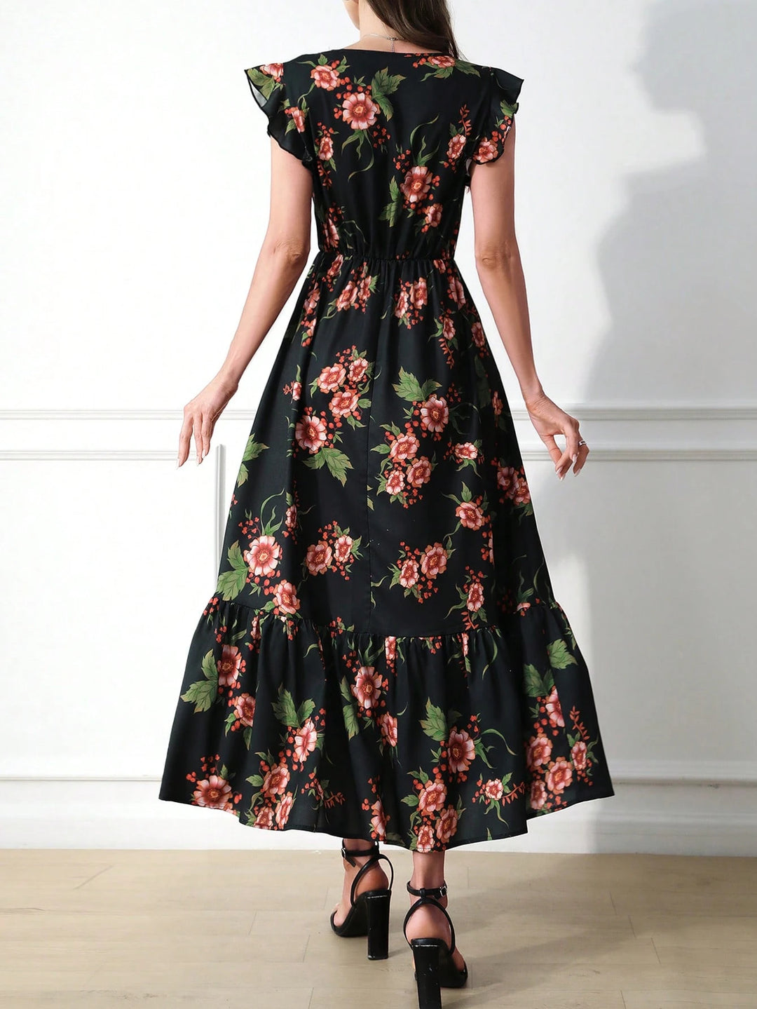 Rochie maxi SHEIN, mix culori