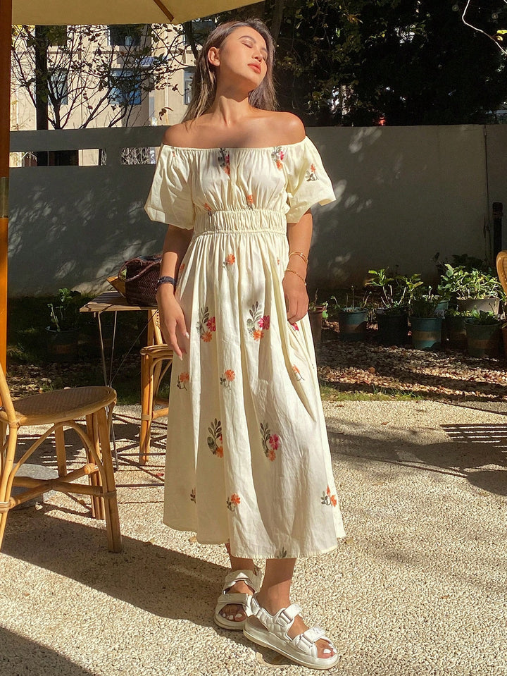 Rochie maxi SHEIN, portocaliu