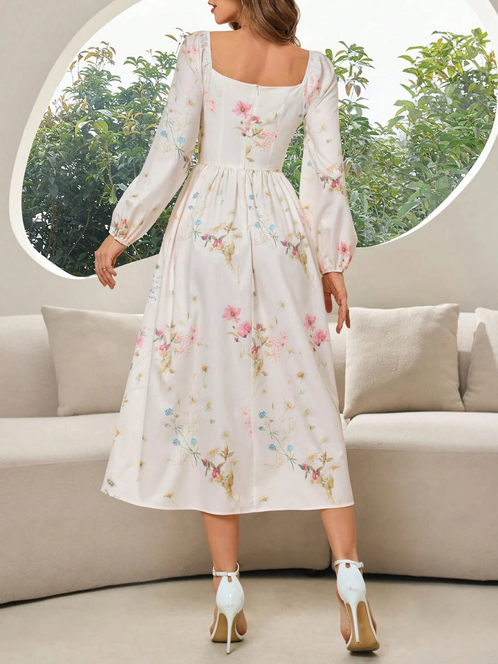 Rochie midi SHEIN, alb