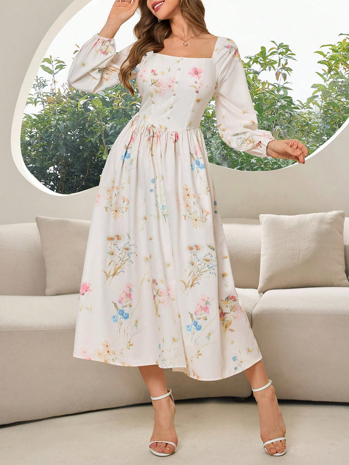 Rochie midi SHEIN, alb