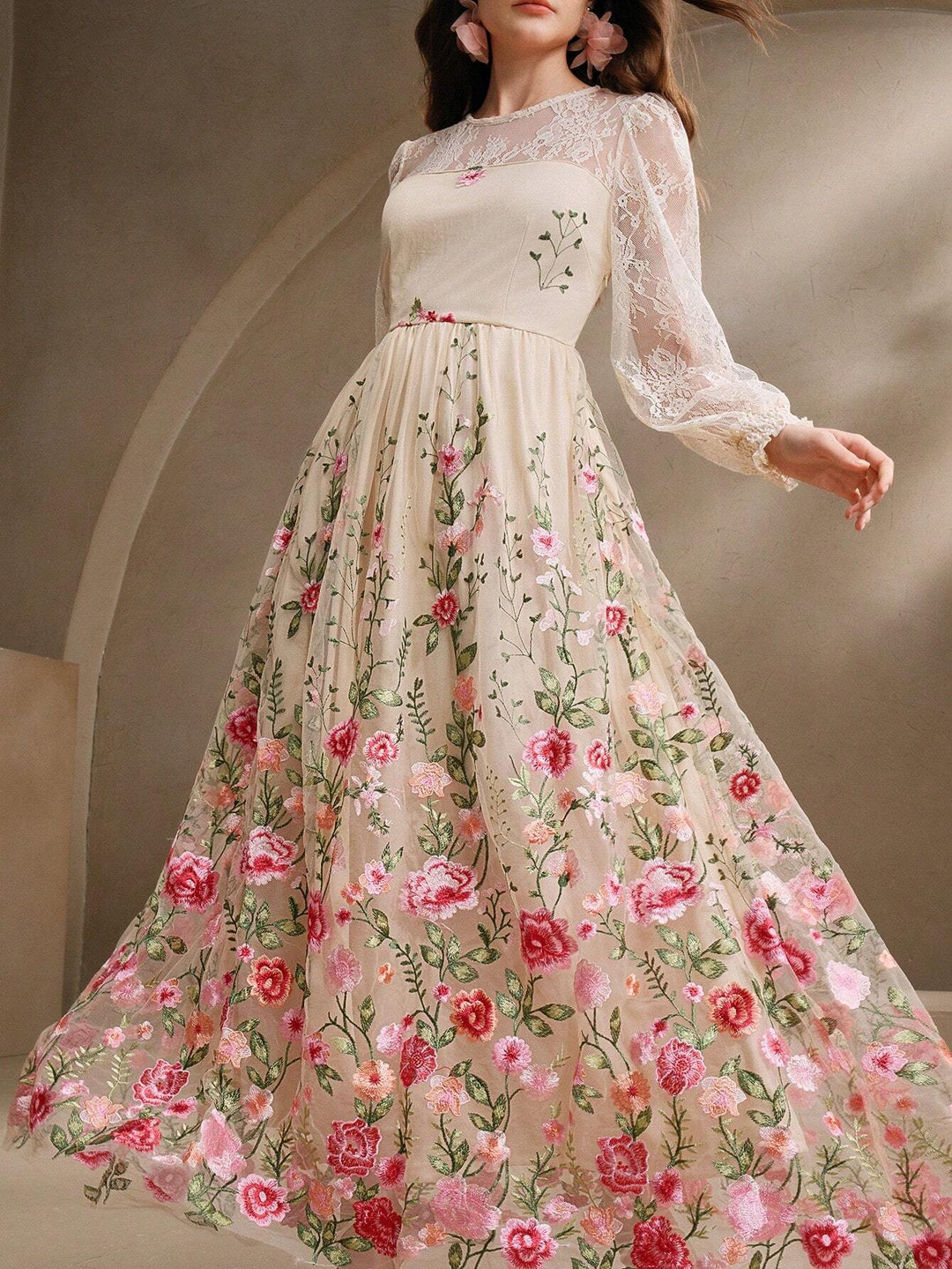 Rochie maxi SHEIN, mix culori