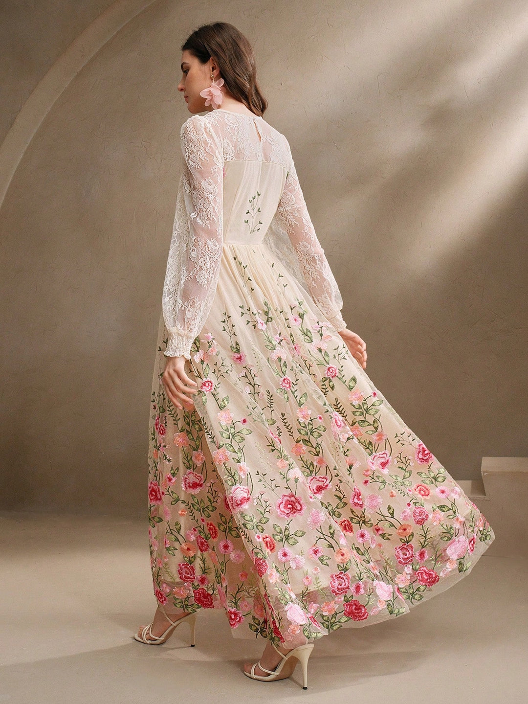 Rochie maxi SHEIN, mix culori