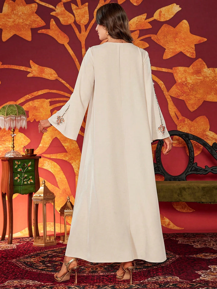 Rochie maxi SHEIN, crem