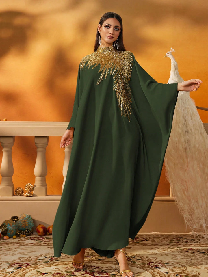 Rochie maxi SHEIN, verde