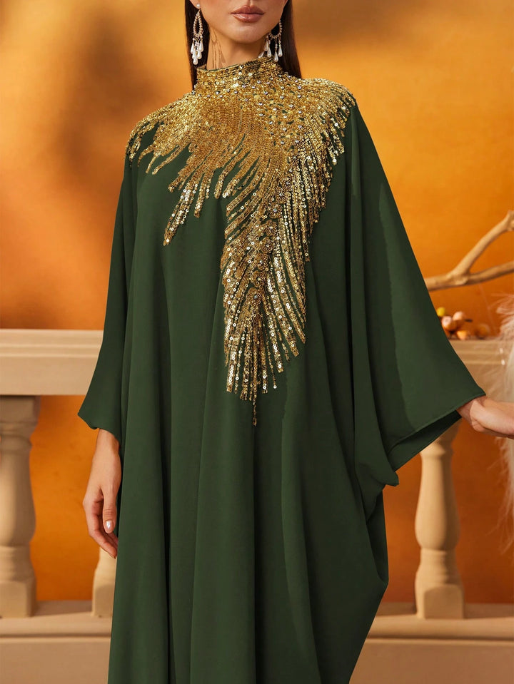 Rochie maxi SHEIN, verde