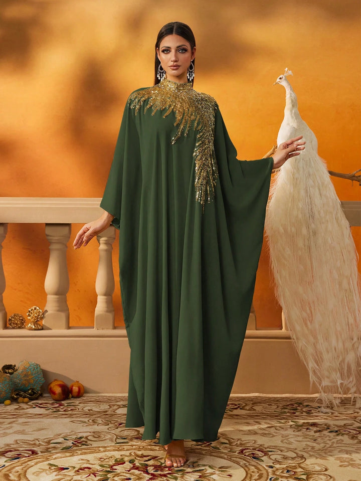 Rochie maxi SHEIN, verde