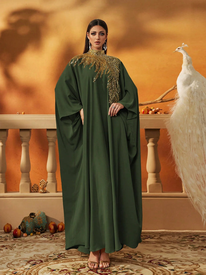 Rochie maxi SHEIN, verde