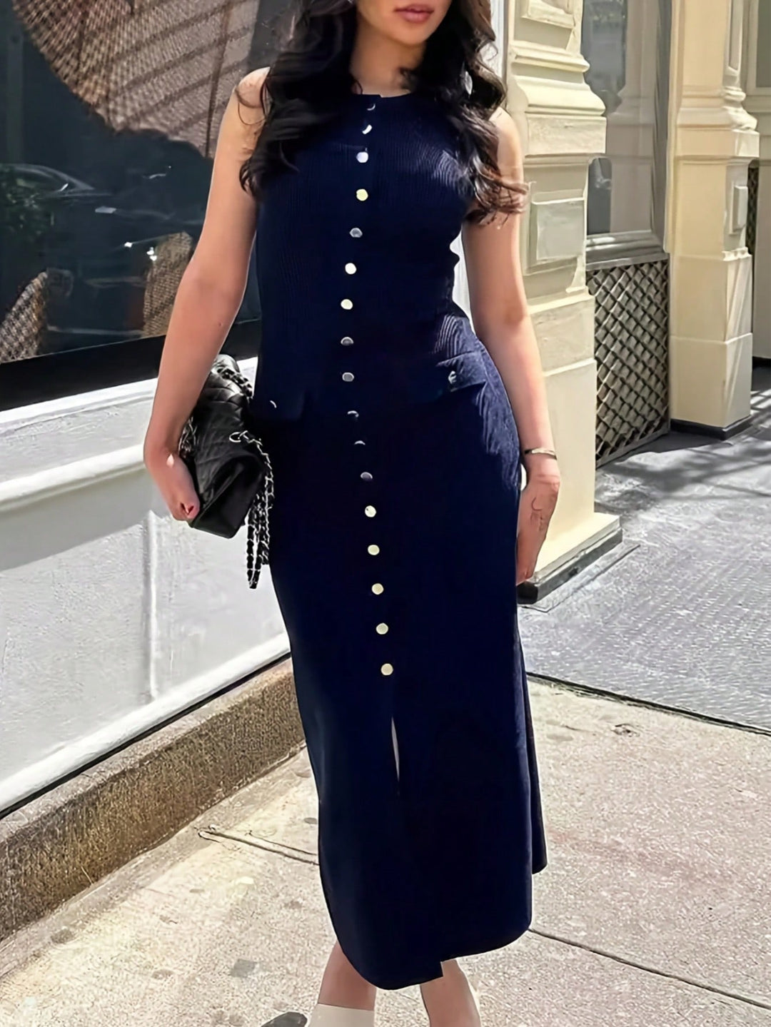 Rochie maxi SHEIN, albastru