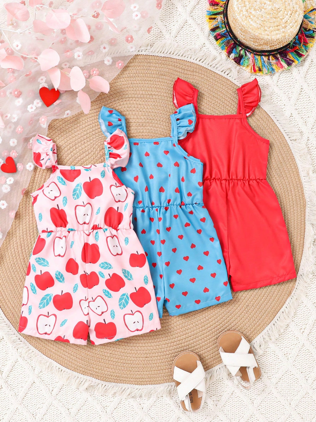 Set salopete SHEIN, mix culori