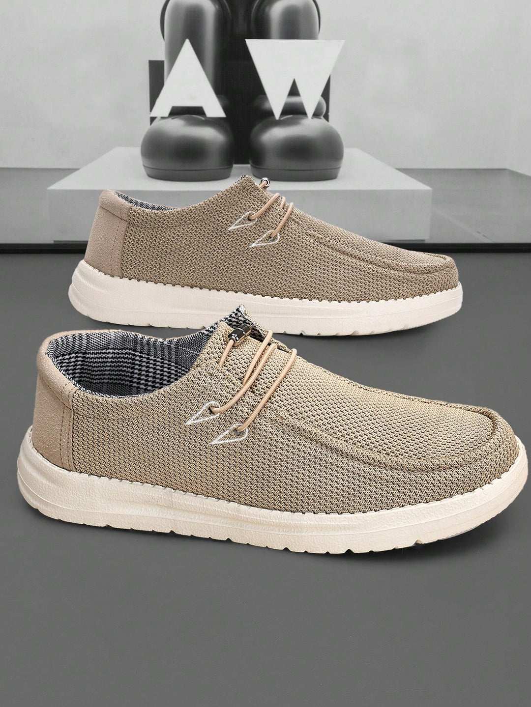 Mocasini SHEIN, kaki