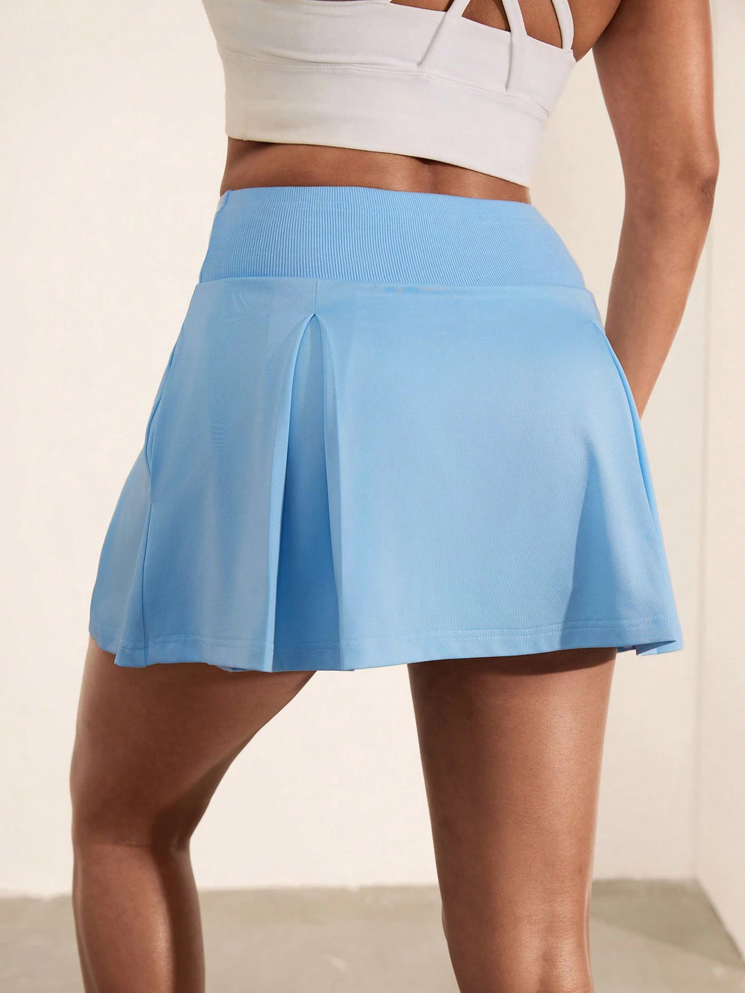 Fustă pantalon Shein, albastru