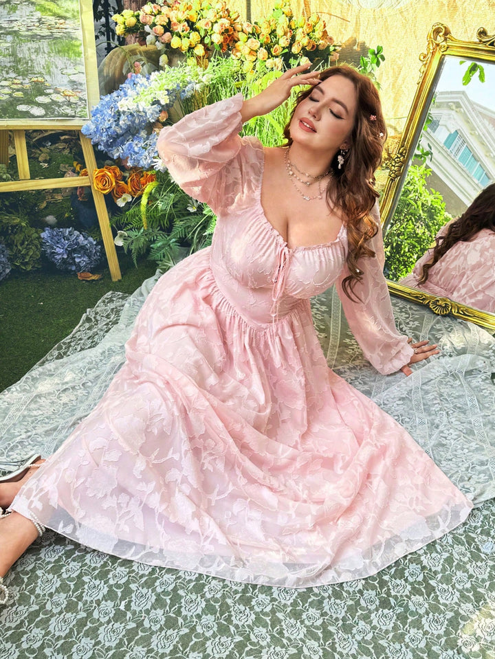 Rochie maxi SHEIN, roz