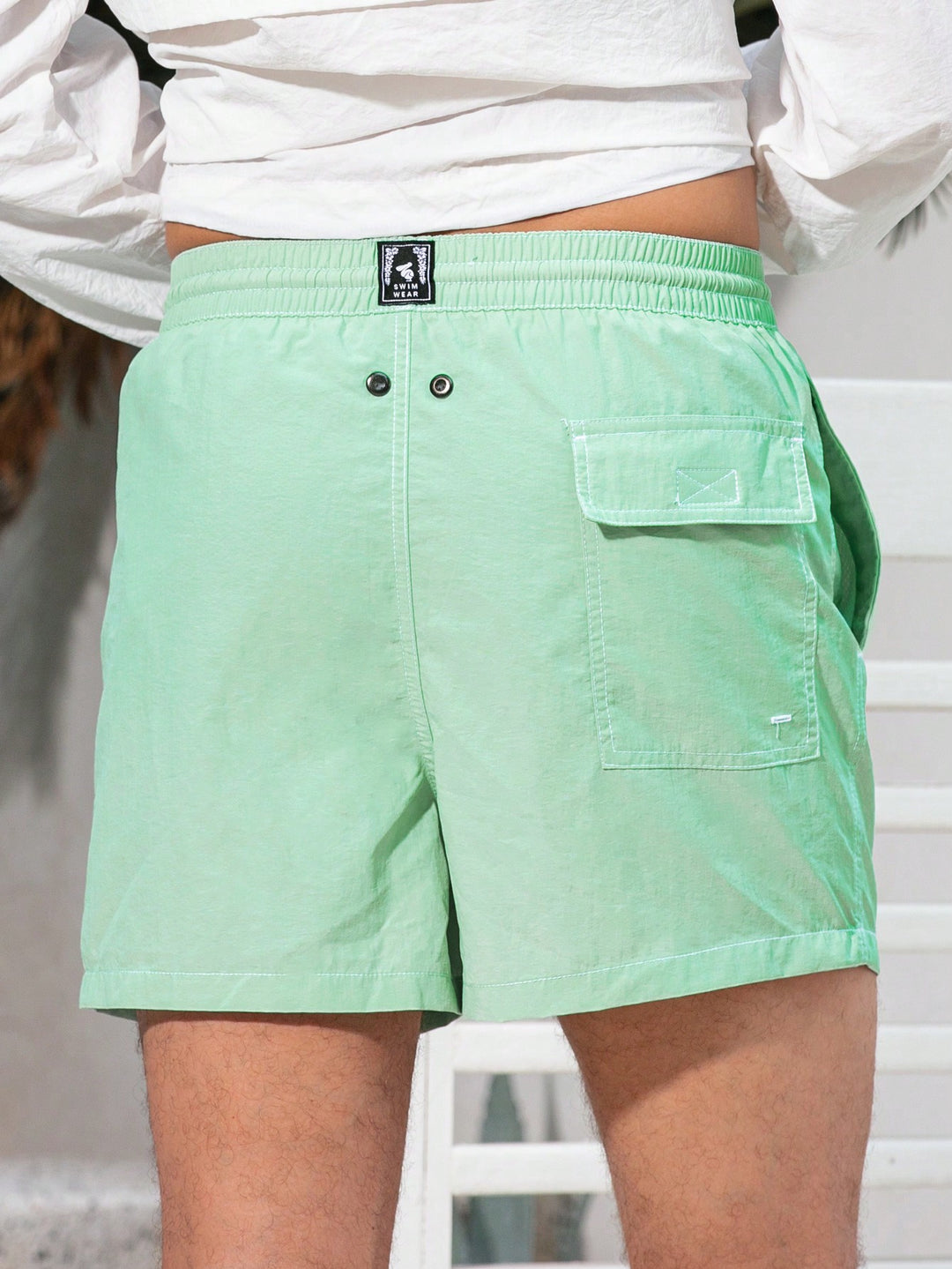 Short de plajă SHEIN, verde