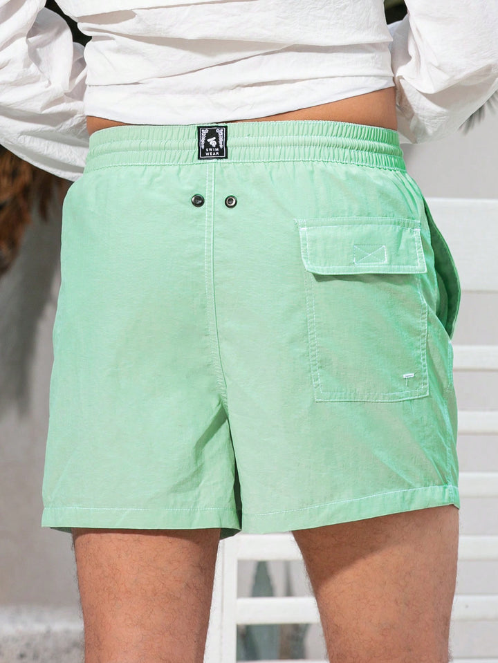 Short de plajă SHEIN, verde