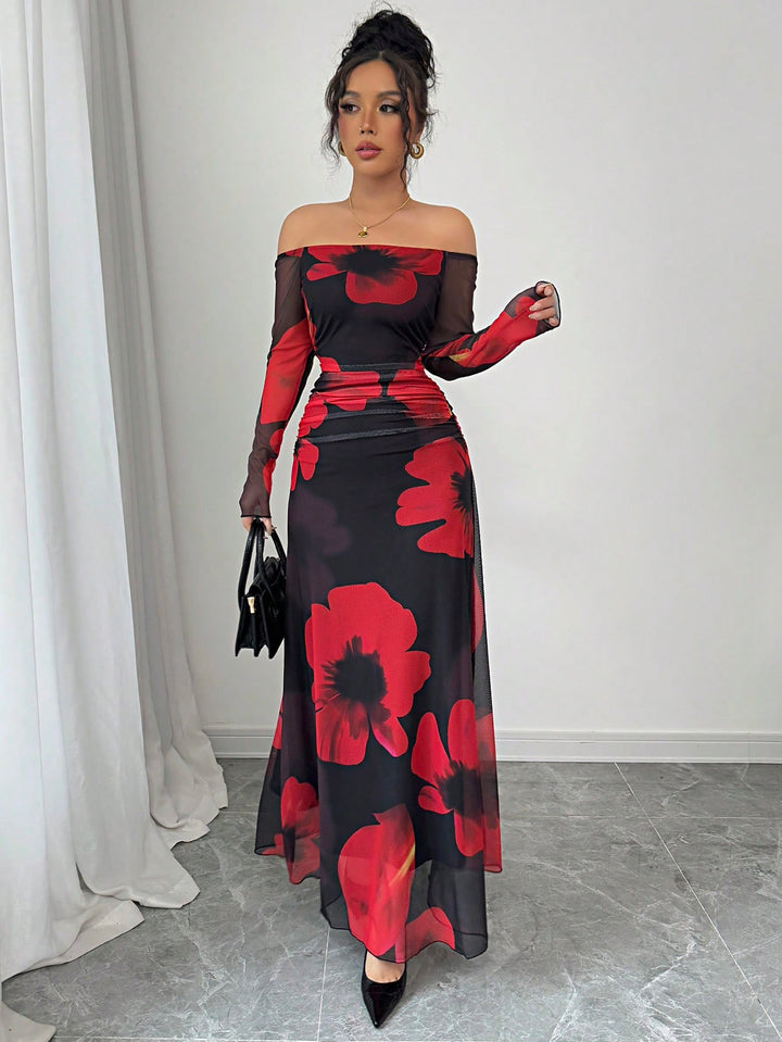Rochie maxi SHEIN, negru