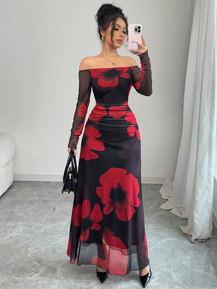 Rochie maxi SHEIN, negru