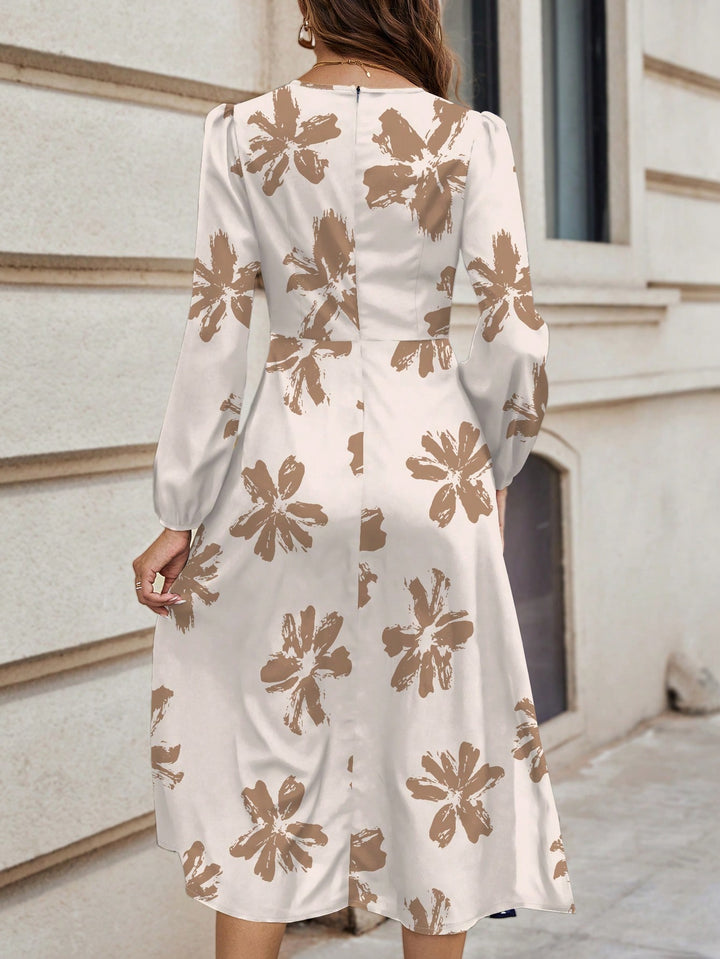 Rochie midi SHEIN, portocaliu
