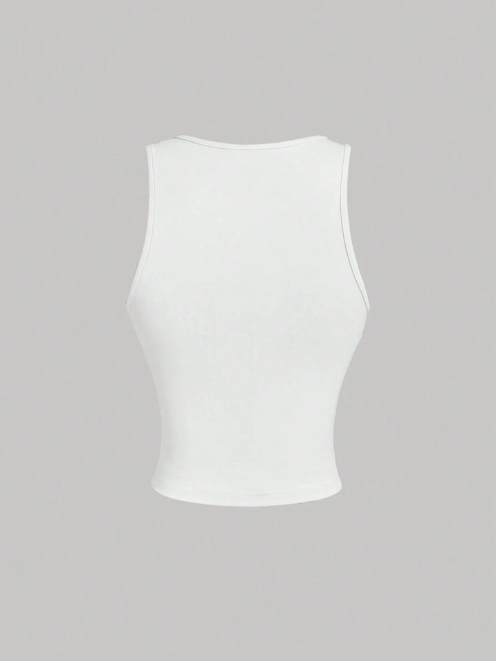 Top SHEIN, alb