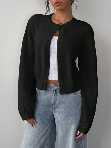 Cardigan SHEIN, negru