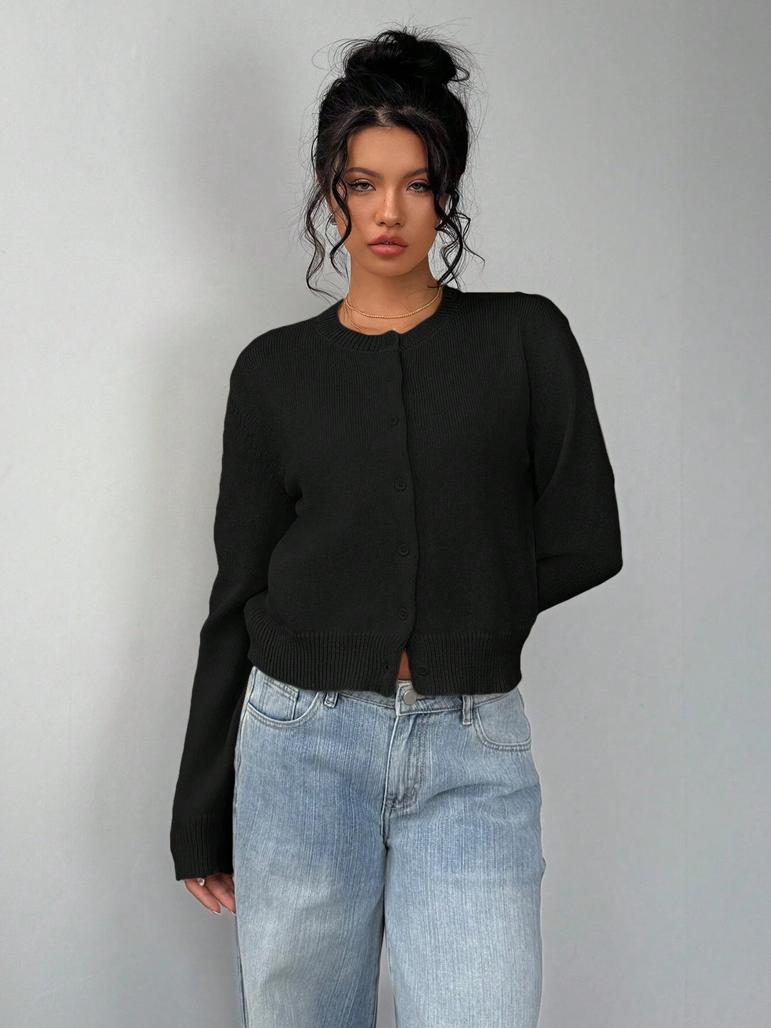 Cardigan SHEIN, negru