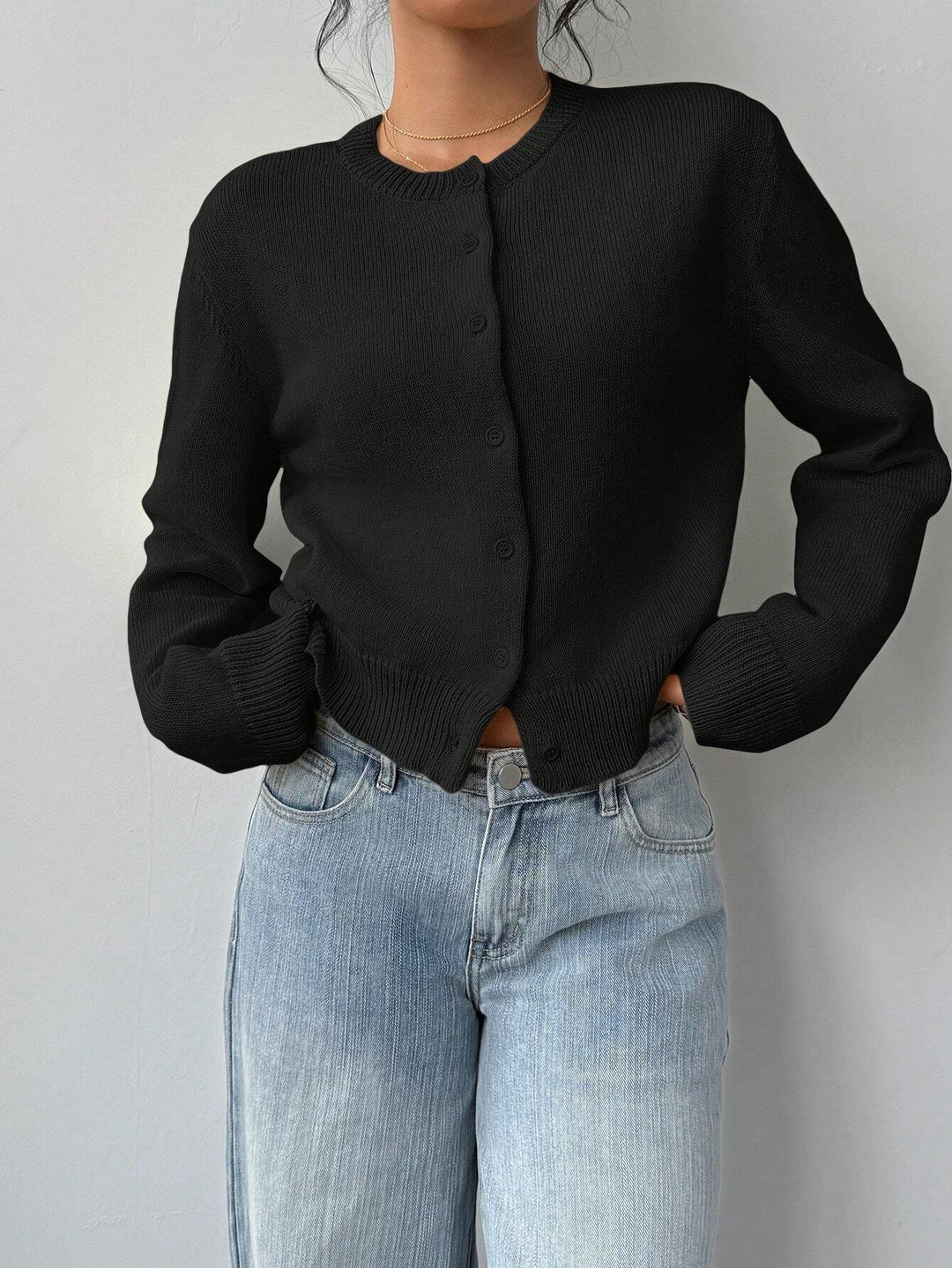 Cardigan SHEIN, negru