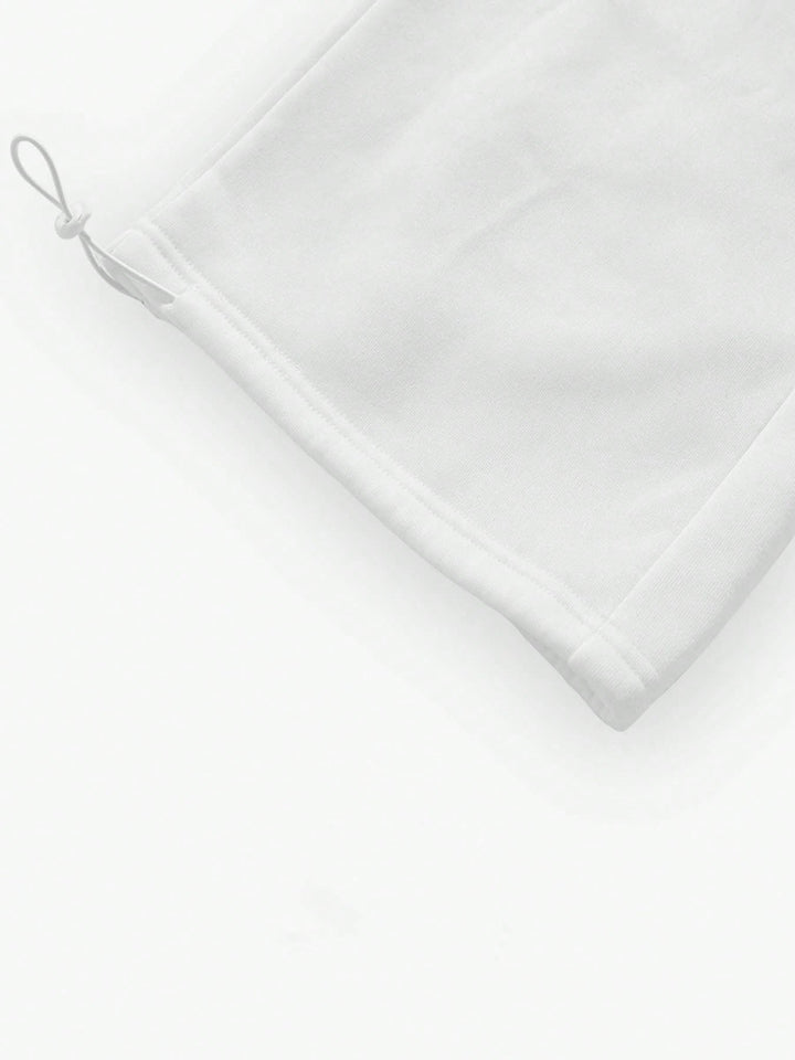 Pantaloni SHEIN, alb