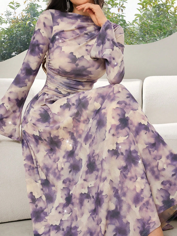Rochie maxi SHEIN, mix culori