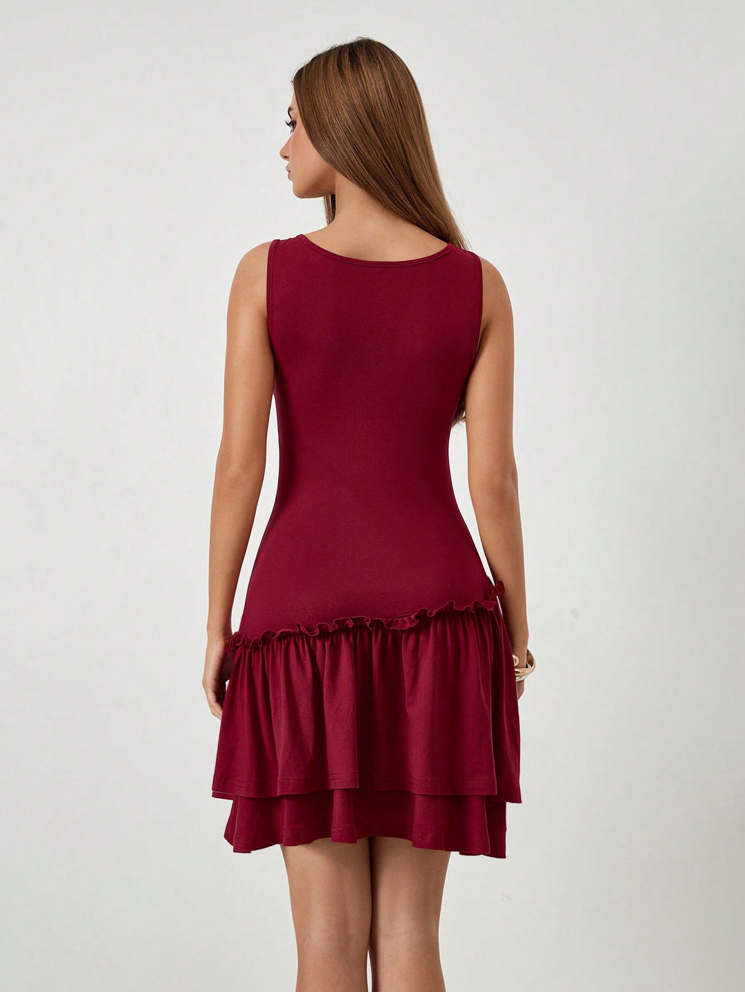 Rochie scurtă SHEIN, vișiniu