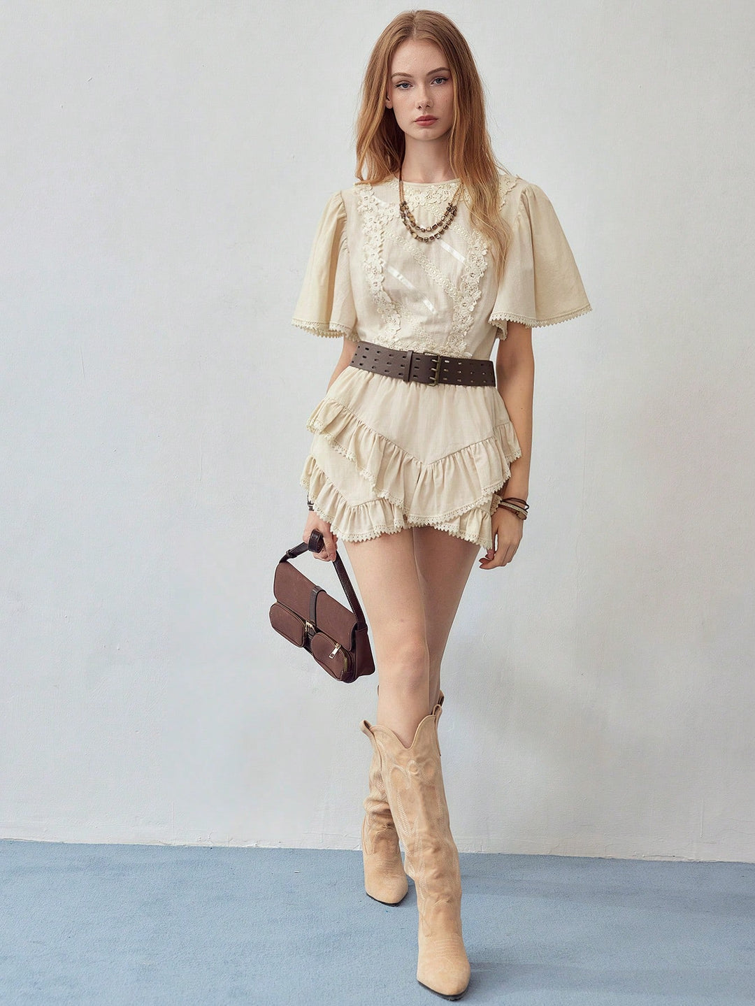 Top SHEIN, portocaliu