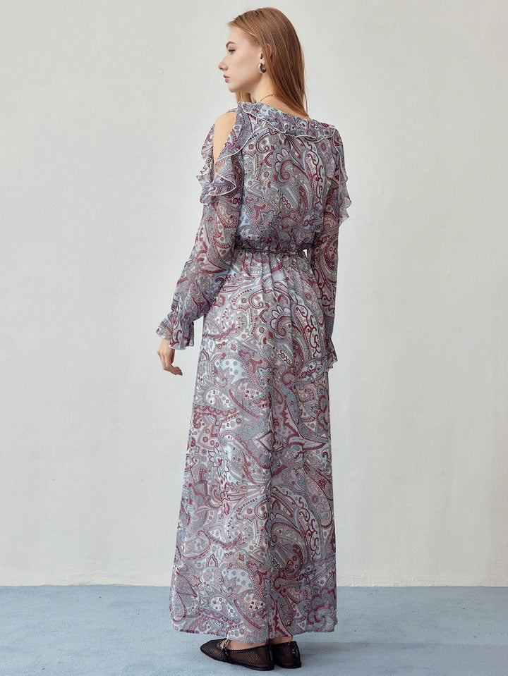 Rochie maxi SHEIN, mix culori