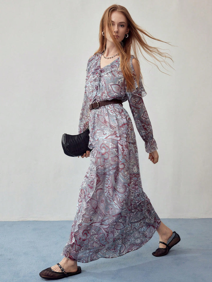 Rochie maxi SHEIN, mix culori