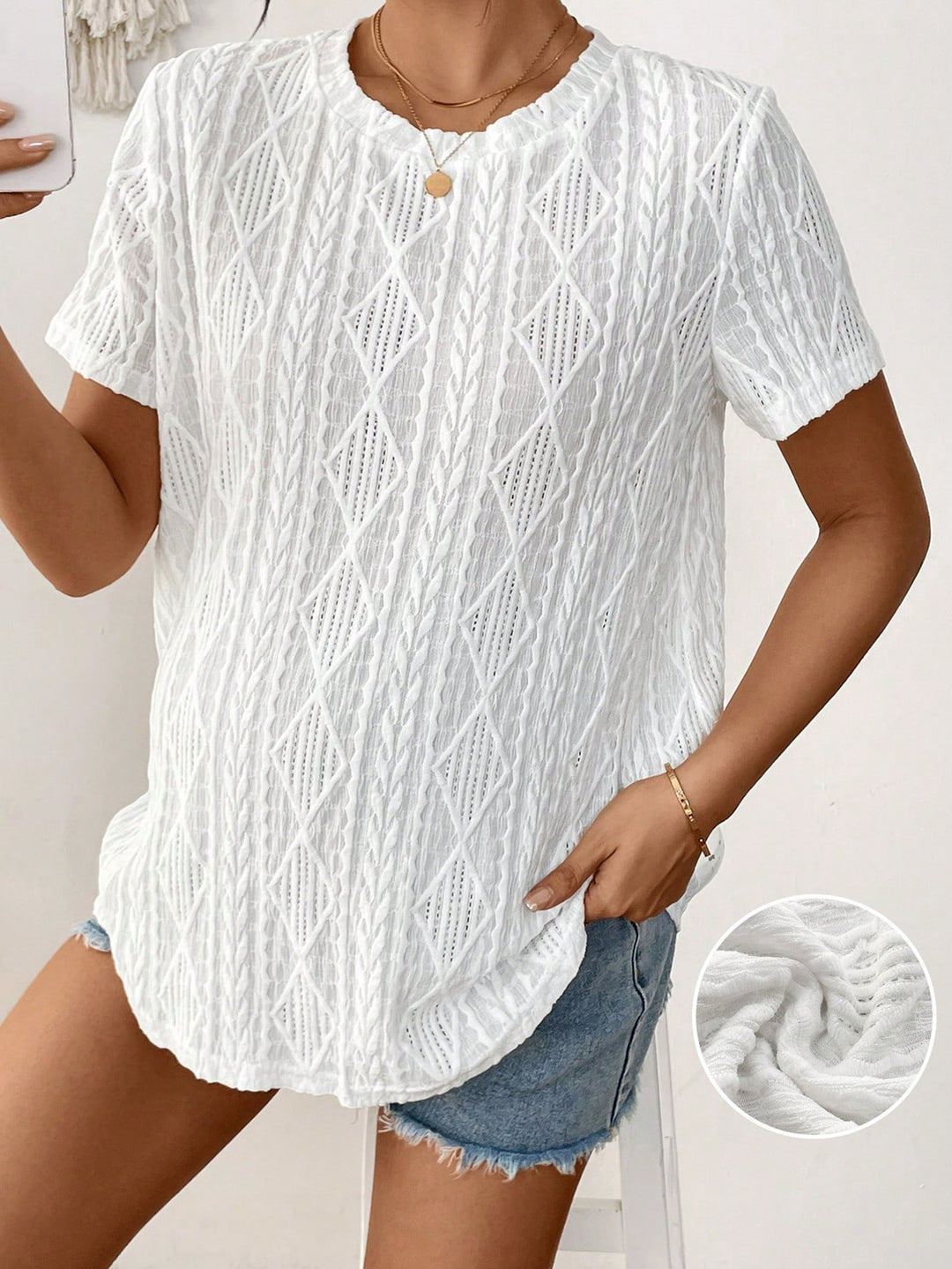 Tricou SHEIN, alb